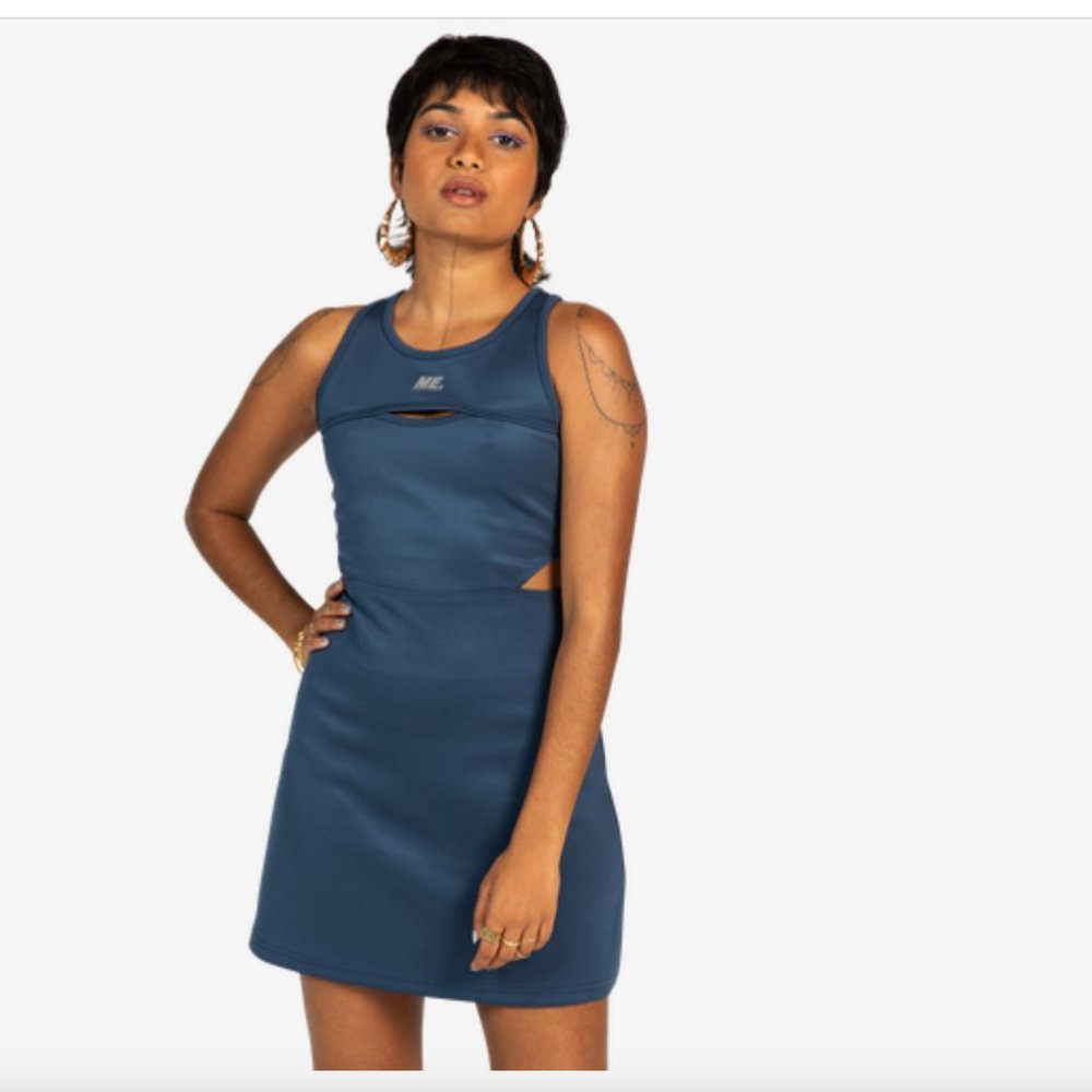 Women's Blue Sports Mini Dress